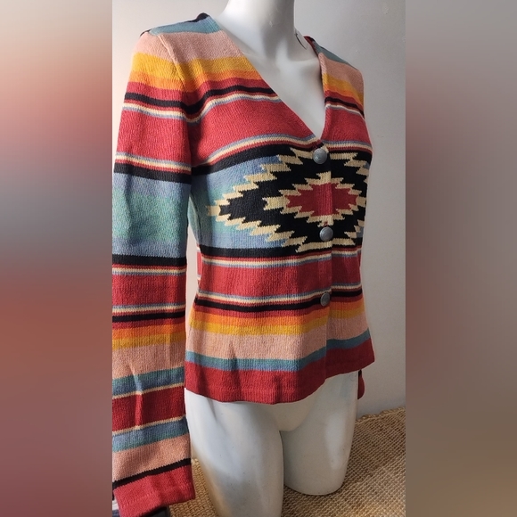 🤠 ♥️ Western Sweater Jacket - Picture 6 of 11